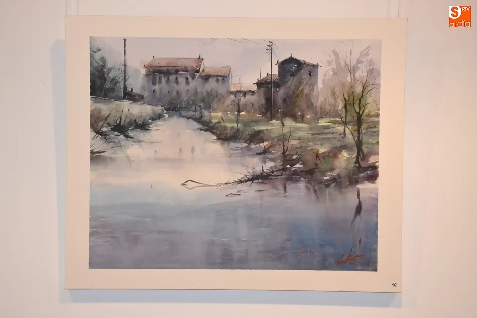 Foto 7 - Expuestos 9 de los cuadros elaborados en el Concurso de Pintura al Aire Libre  