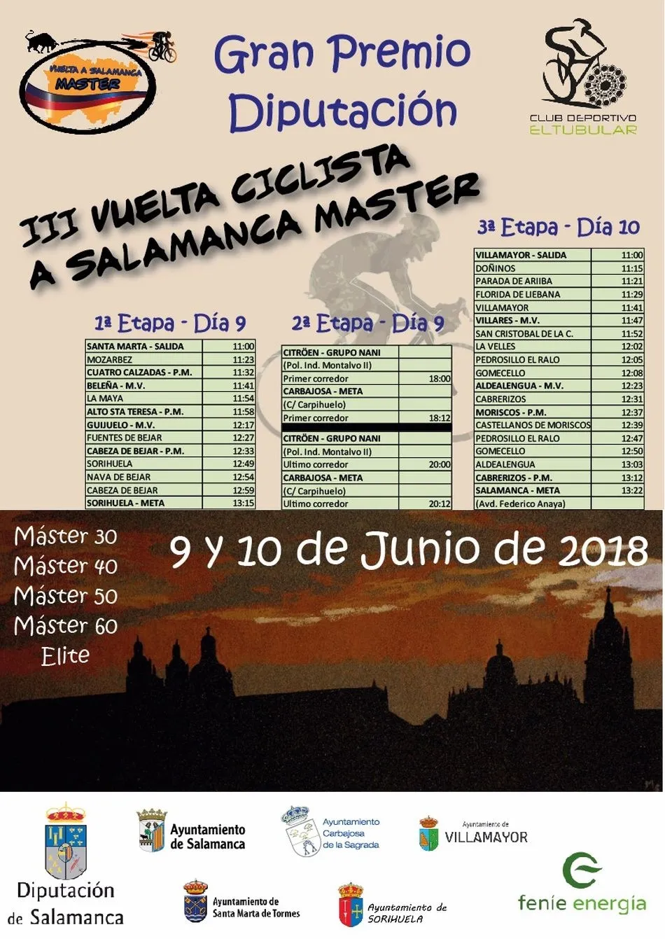 Foto 2 - Santa Marta dar&aacute; el pistoletazo de salida el s&aacute;bado a una emociante III Vuelta a Salamanca