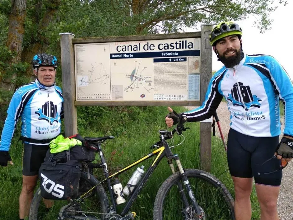 Jesús Polo y José Antonio González pedalean hoy hacia Gotarrendura