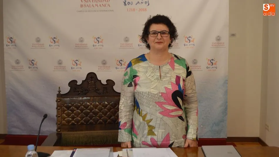 La vicerrectora de Docencia, Izaskun Álvarez