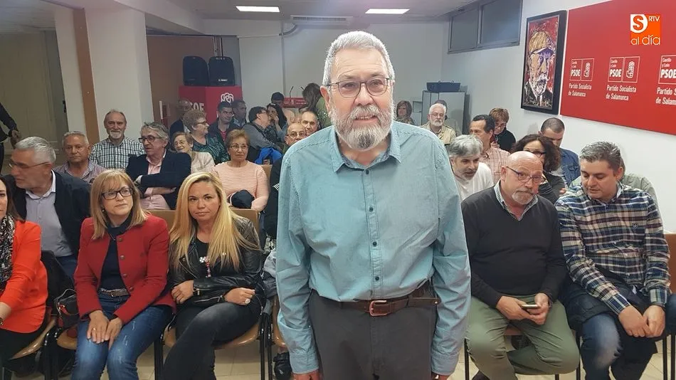 Conferencia de Cándido Méndez en el salón de actos del PSOE