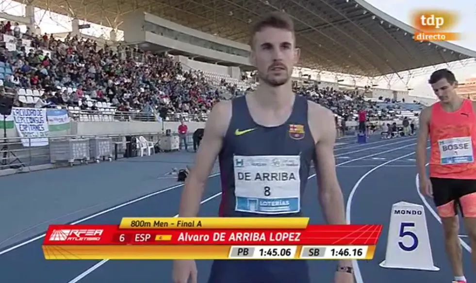 Álvaro de Arriba rebaja en el Meeting Iberoamericano su mejor marca personal de siempre  
