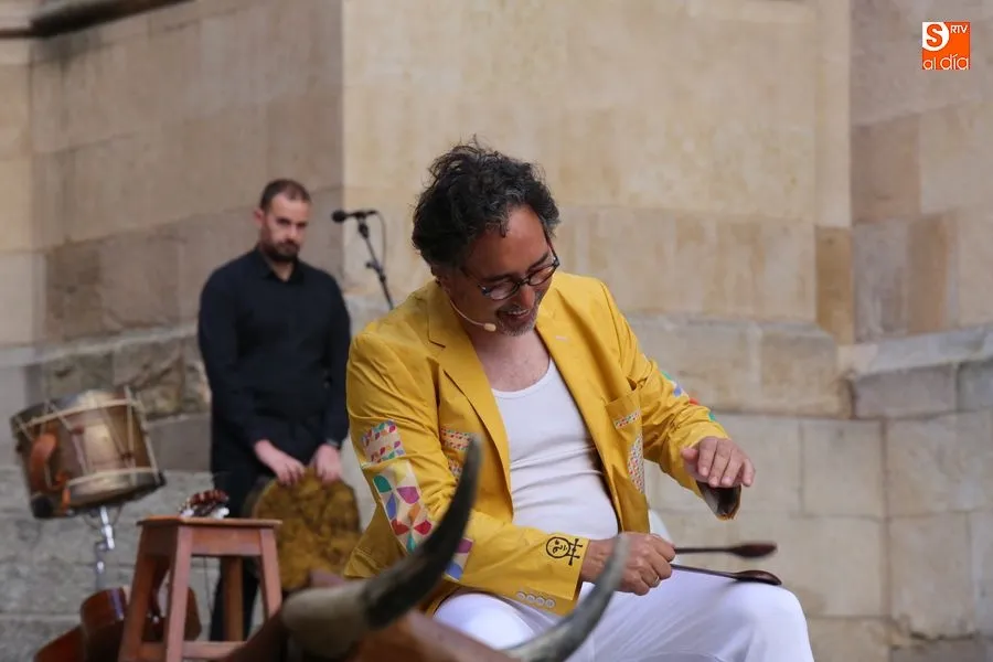 Gabriel Calvo y Jes Martin´s en ‘Trovadores y Juglares’ / Foto: Alberto Martín