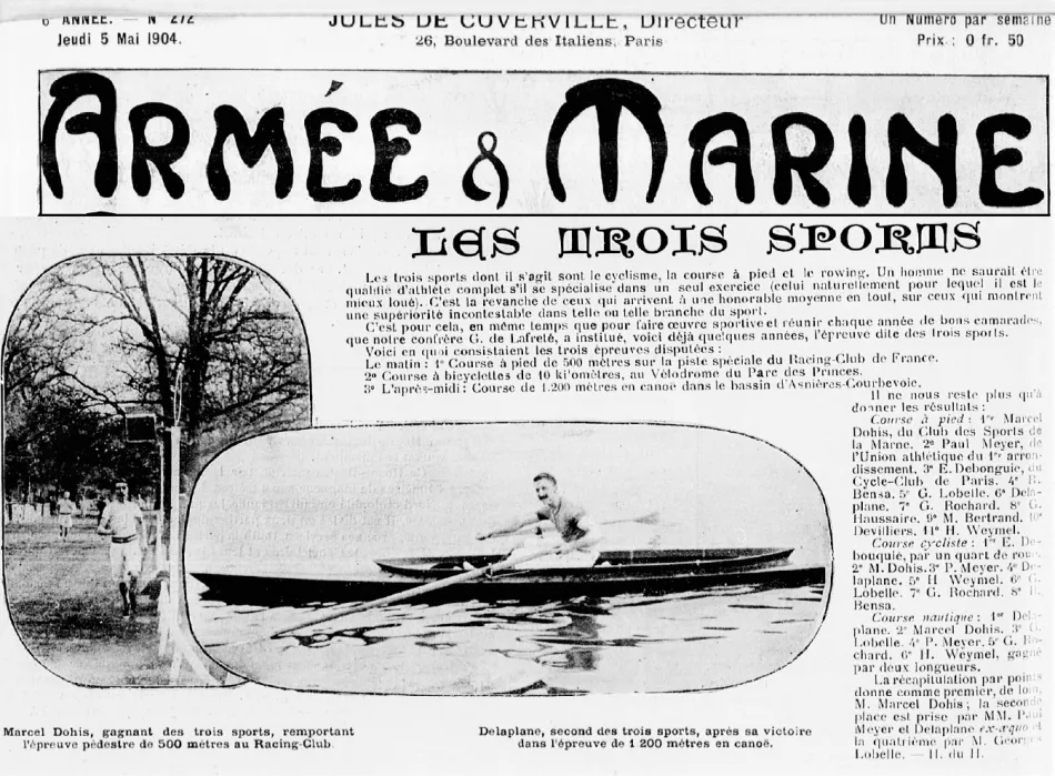 Foto 3 - El triatl&oacute;n y sus or&iacute;genes, hace m&aacute;s de un siglo