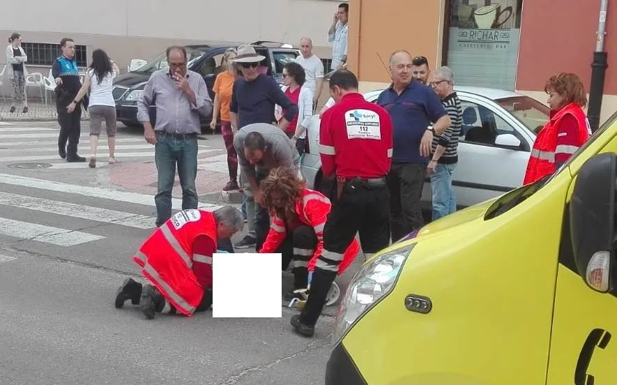 Atropellado un anciano en la Avenida Conde de Foxá  