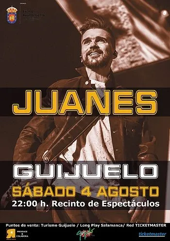 Foto 2 - Juanes ofrecer&aacute; un concierto en Guijuelo el 4 de agosto