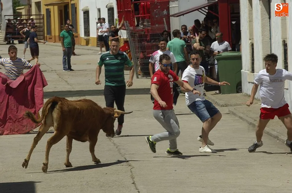 Buen ambiente en el primer encierro | Fotos Adrián Martín