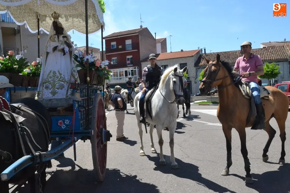 Foto 4 - Los romeros traen a la Virgen Morena a todo ritmo  