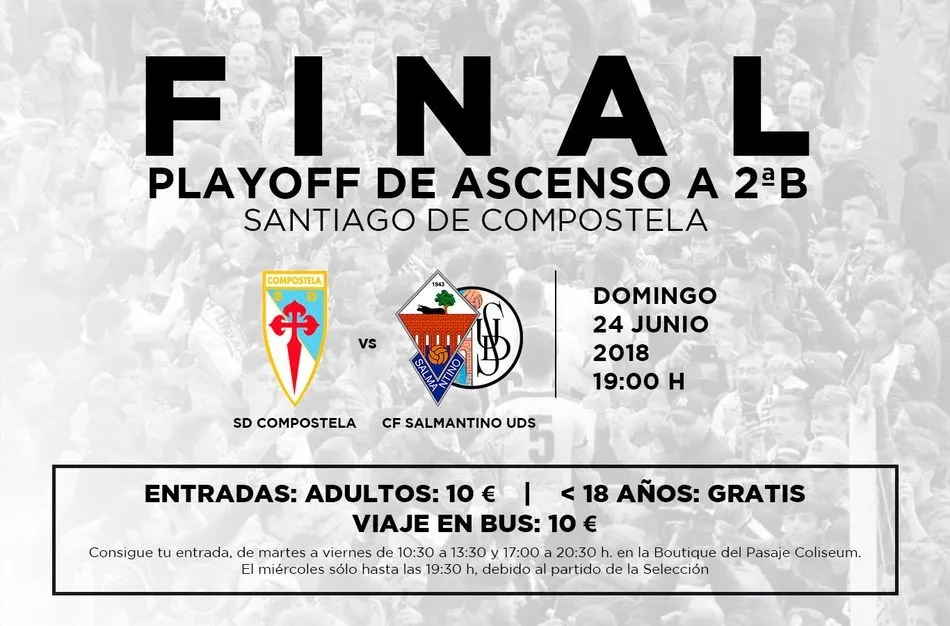 Foto 2 - Las entradas para el partido de la Final en Compostela estar&aacute;n disponibles a partir de ma&ntilde;ana  