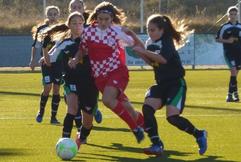 Carmen Álvarez, disputando el Campeonato de España