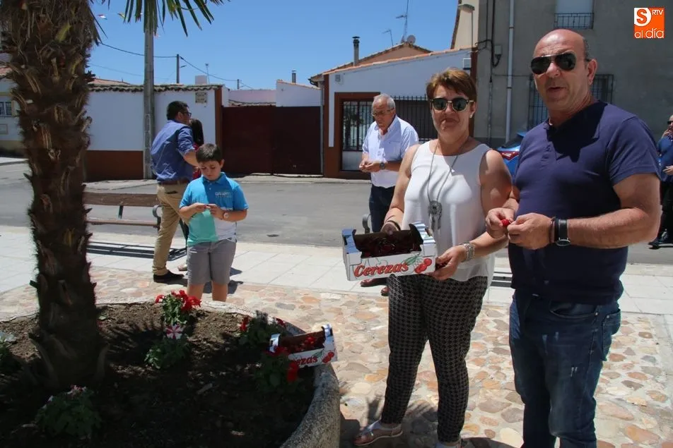Las cerezas protagonizaron el lunes festivo