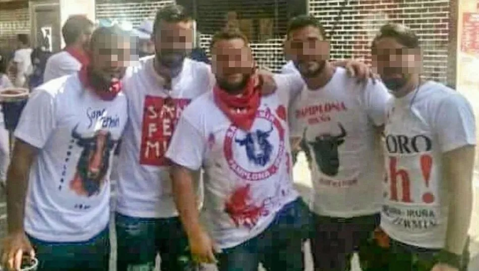 Miembros del grupo conocido como La manada / EL NORTE DE CASTILLA