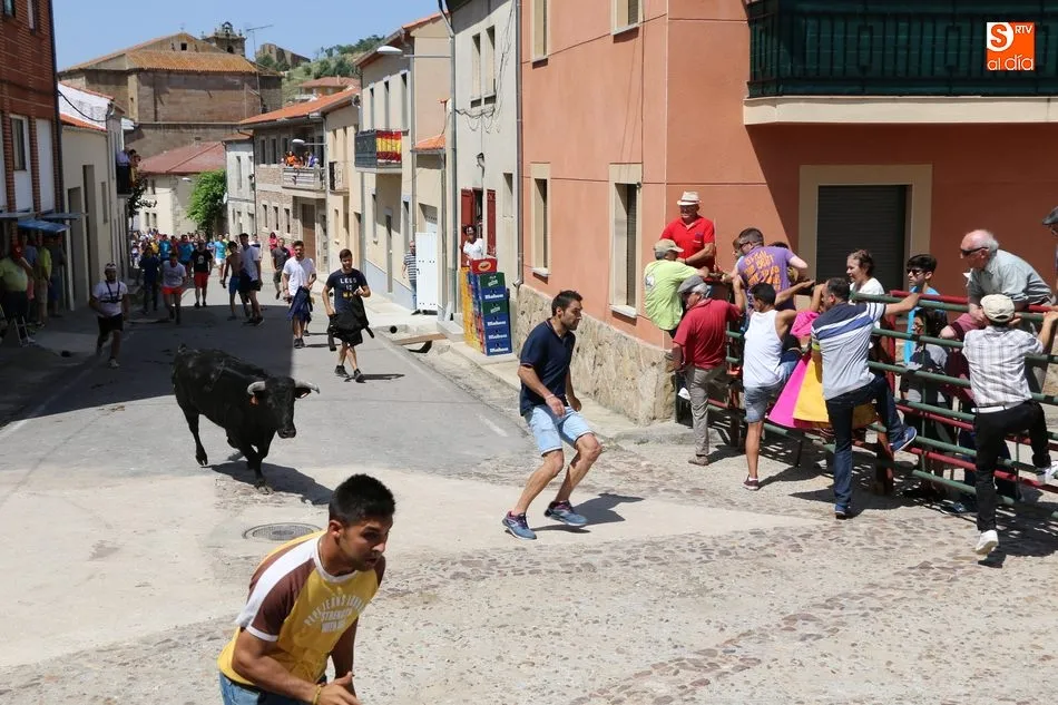 Foto 8 - El II Toro de Caj&oacute;n pone el coraz&oacute;n en un pu&ntilde;o a varias personas en Hinojosa tras salir&nbsp;al...