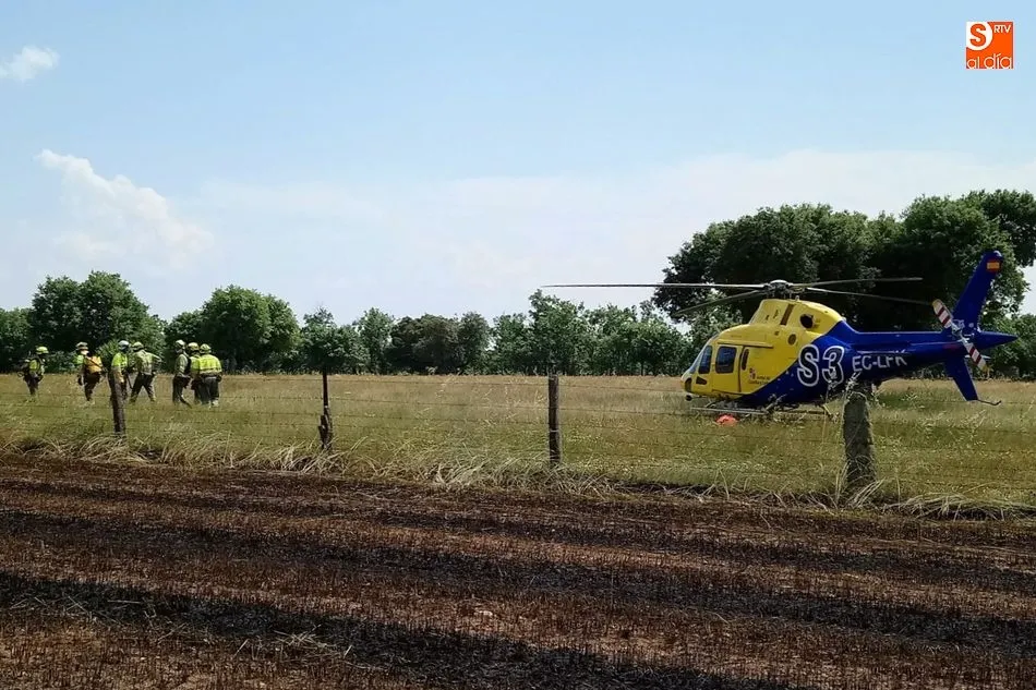 Foto 6 - Sofocado un incendio en la finca Hernandinos de Olmedo de Camaces  