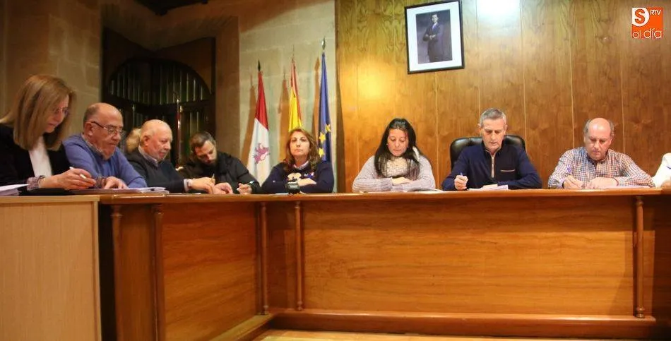 Imagen del pleno en el que se debatió la contratación