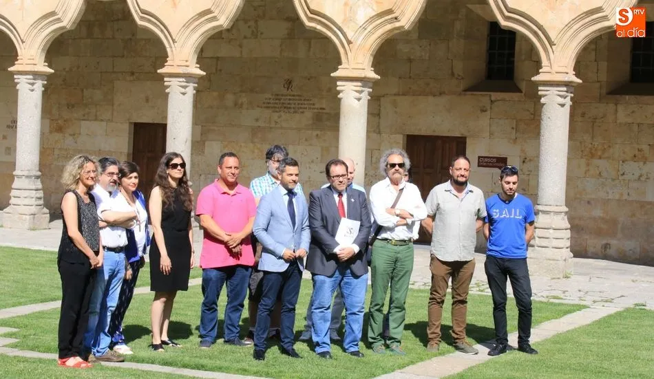 Presentación del programa Plazas y Patios en el Patio de Escuelas. Fotos: Alberto Martín