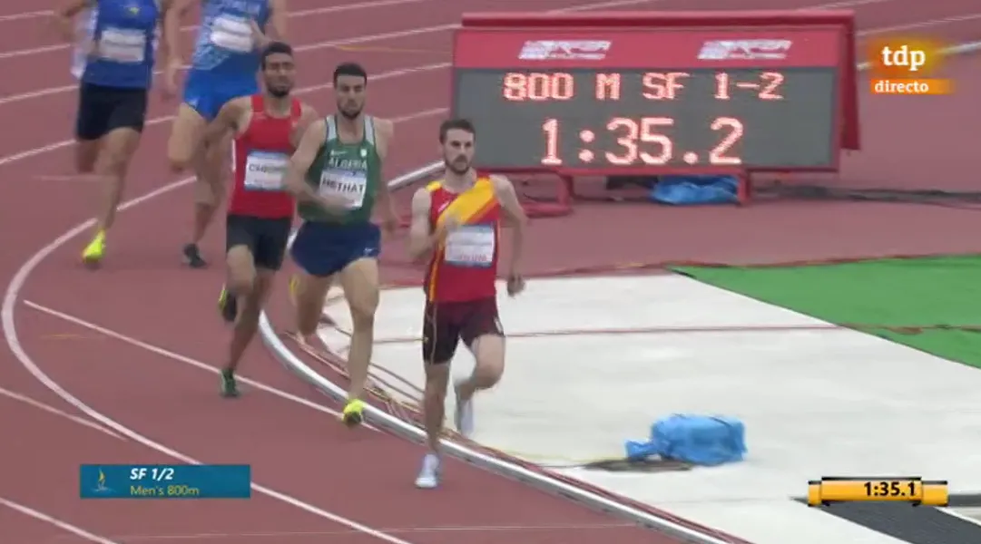 Foto 10 - &Aacute;lvaro de Arriba se mete con holgura en la final de los Juegos Mediterr&aacute;neos tras escaparse de...