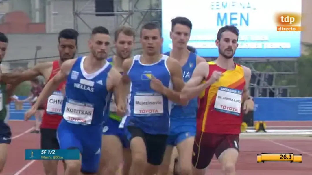 Foto 11 - &Aacute;lvaro de Arriba se mete con holgura en la final de los Juegos Mediterr&aacute;neos tras escaparse de...