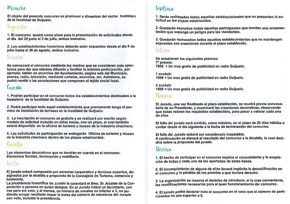 Foto 2 - Mil euros en premios para las mejores terrazas del verano