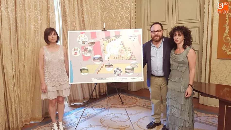 Presentación del proyecto para Huerta Otea con Daniel Llanos y representantes vecinales del barrio