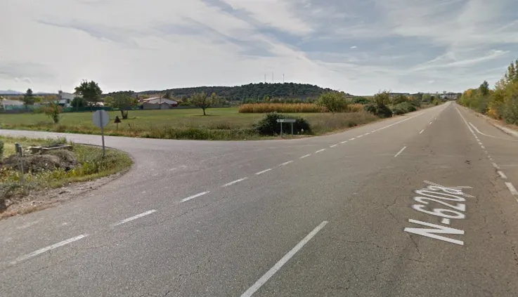 Intersección en la que se produjo el accidente