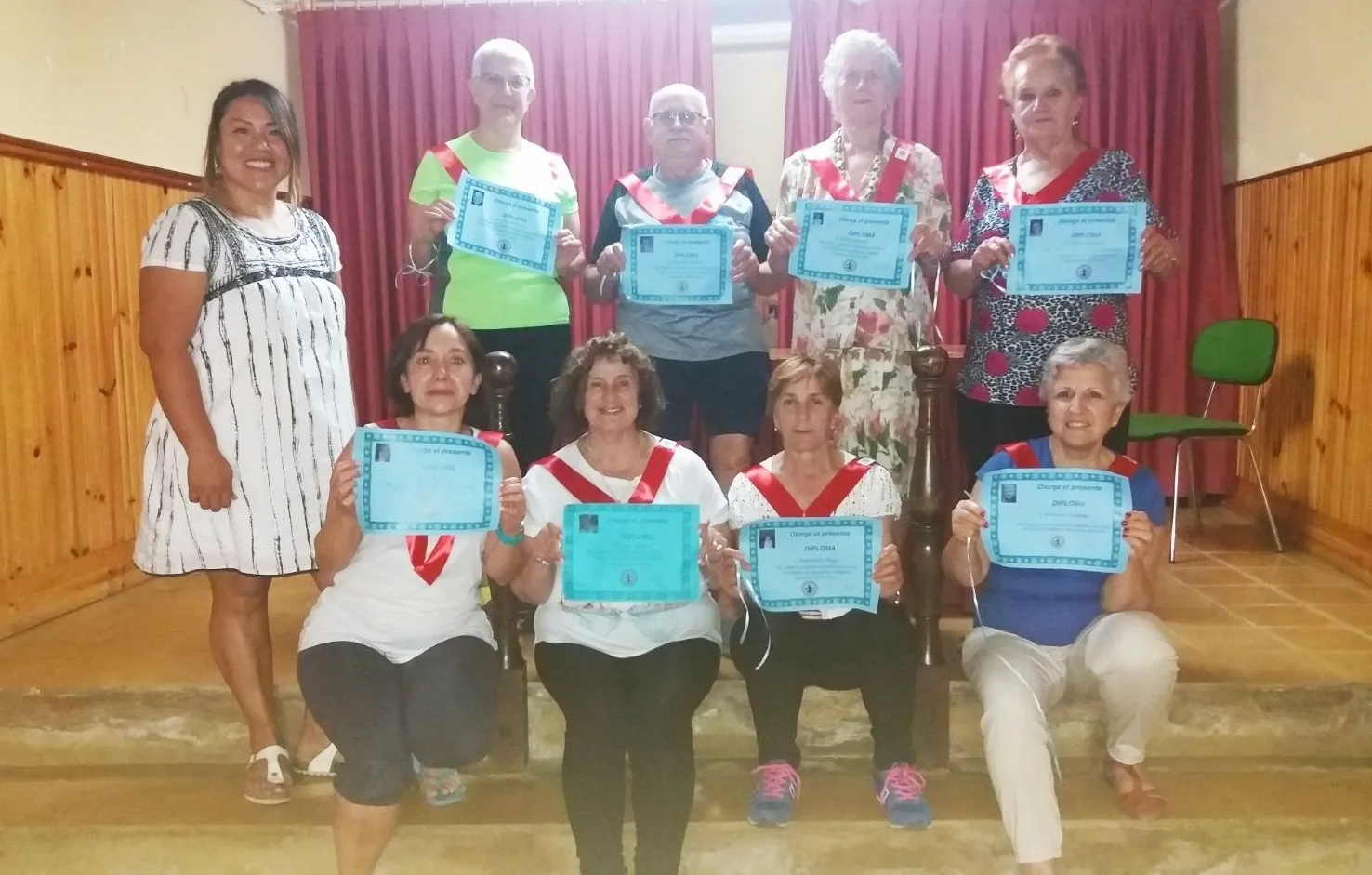 Clausurado el curso de yoga de El Bodón  
