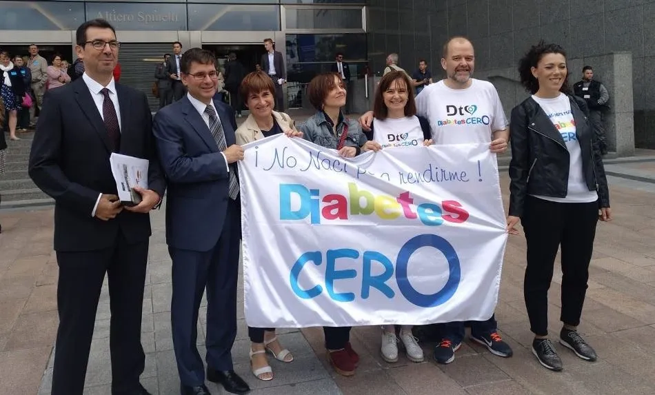 Foto 4 - DiabetesCERO lleva su reivindicaci&oacute;n al Parlamento Europeo  
