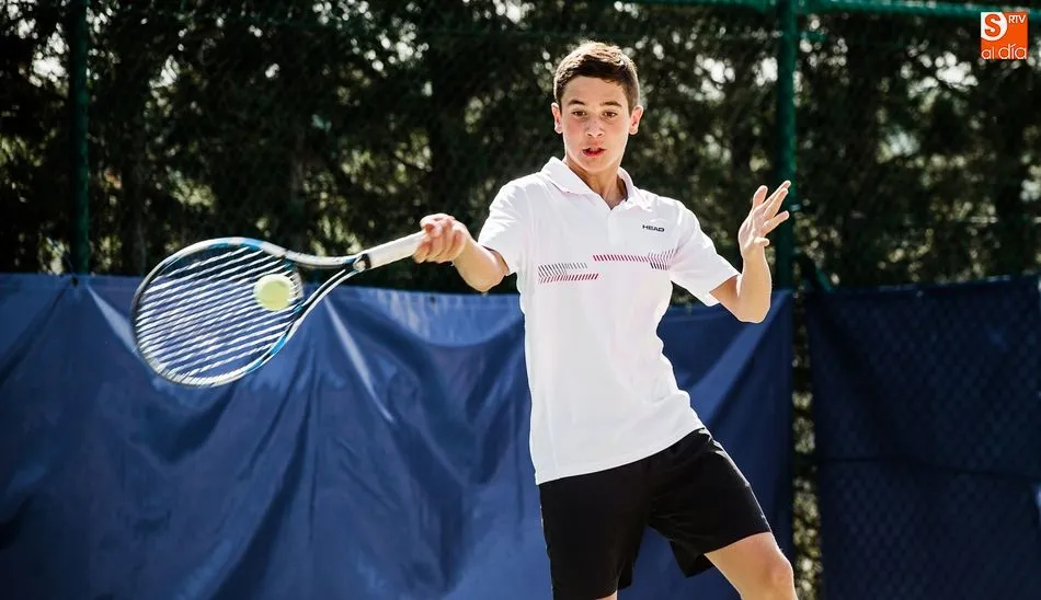 Carlos Sierra, jugador del Club de Tenis Alba