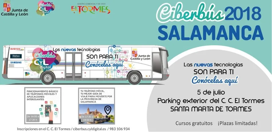 Foto 2 - El Ciberb&uacute;s &lsquo;CyL Digital&rsquo; har&aacute; una parada en Salamanca para acercar sus talleres&nbsp;sobre...