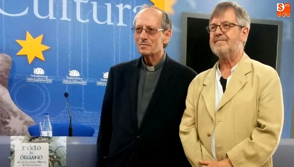 Jesus Terradillos, deán de la Catedral, y Luis Dalda, director artístico del ciclo
