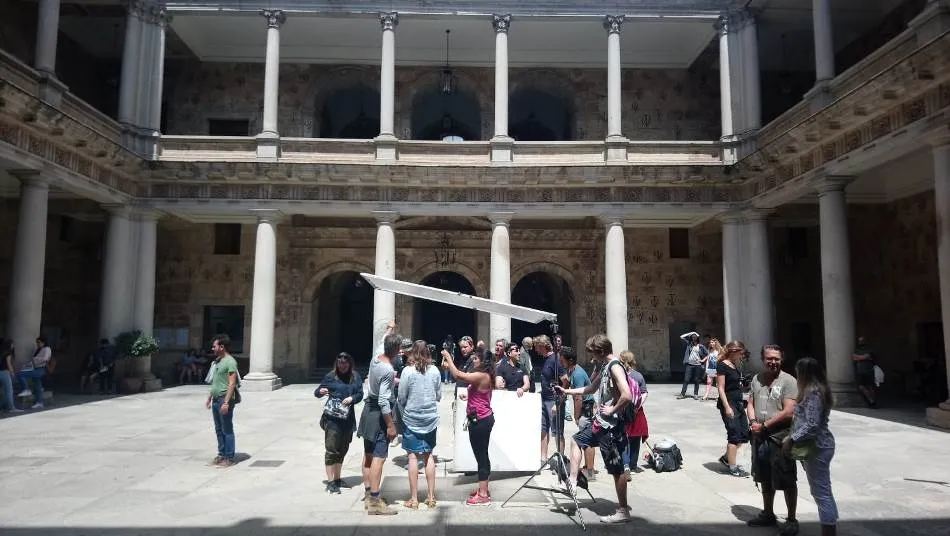 Foto 2 - Finaliza en la ciudad el rodaje de la pel&iacute;cula alemana &lsquo;Un verano en Salamanca&rsquo;