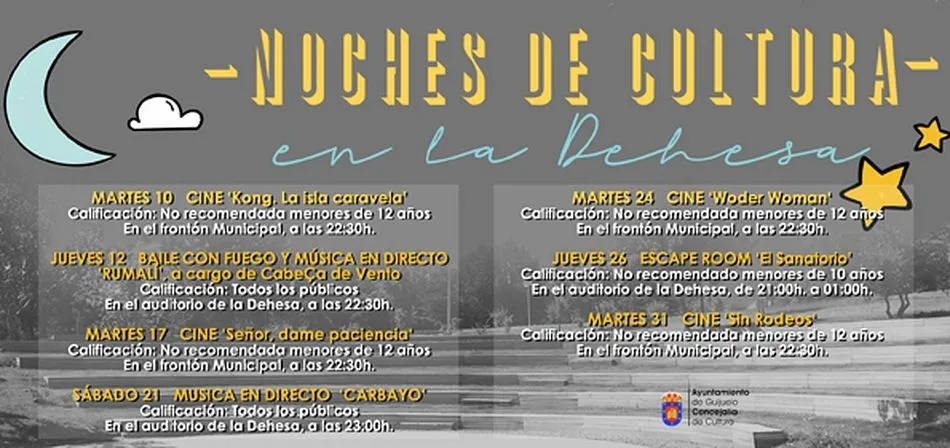 Foto 2 - Las Noches de Cultura ofrecen cine, m&uacute;sica y espect&aacute;culo