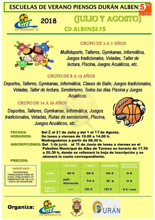 Foto 5 - Piensos Dur&aacute;n Albense oferta una amplia variedad de actividades en sus escuelas de verano  