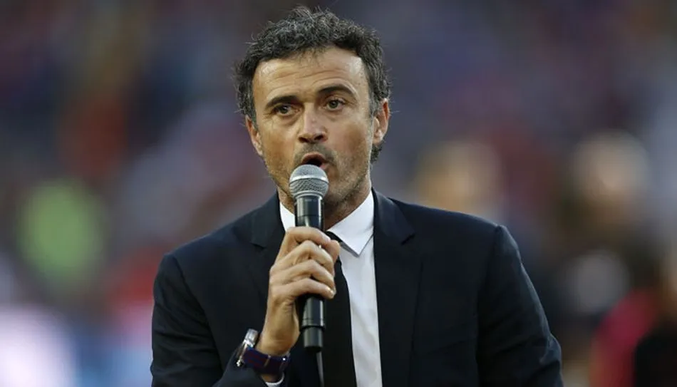 Luis Enrique, candidato a seleccionador español.