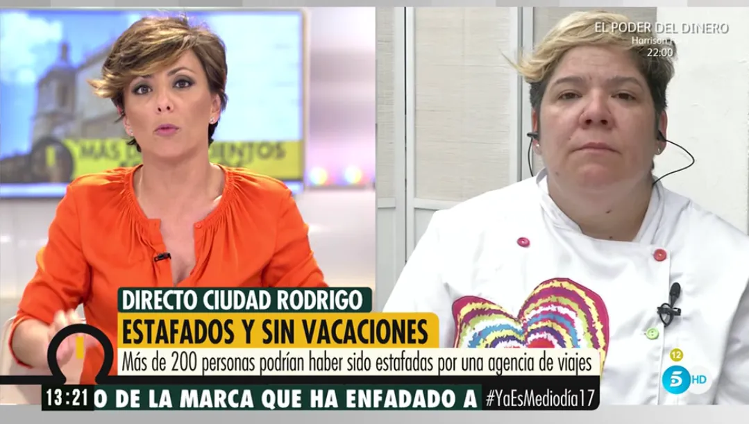 Telecinco dedica un amplio espacio al caso de la estafa de la agencia de viajes  