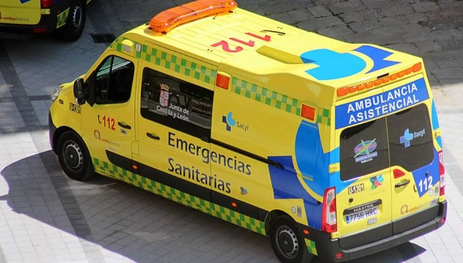 Ambulancia del Sacyl.