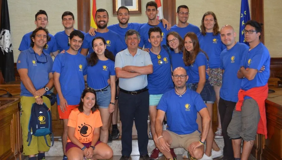 Recepción de los voluntarios del campus Sendas