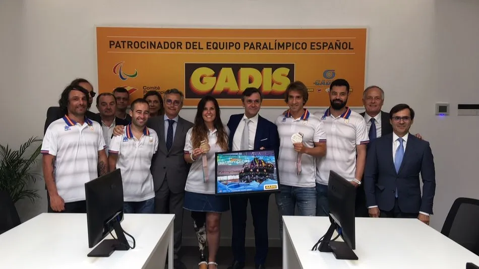 Visita del equipo paralímpico español.