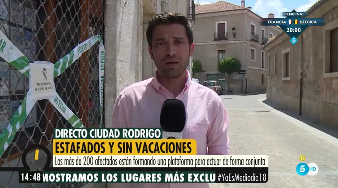 Foto 3 - Telecinco repite conexi&oacute;n en directo con Mir&oacute;briga por el caso de la agencia de viajes  