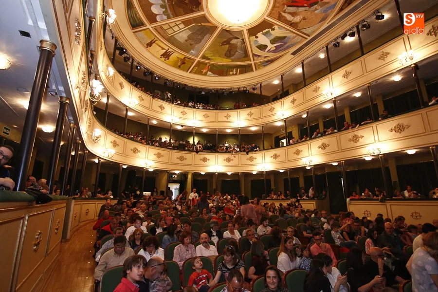 Imagen de público en una de las representaciones en el Teatro Liceo de Salamanca.