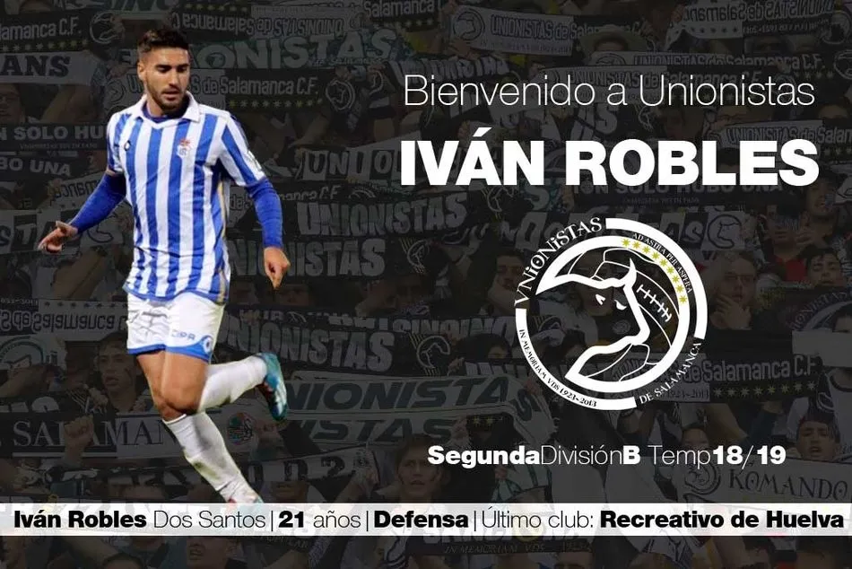 Iván Robles, nuevo jugador de Unionistas CF.