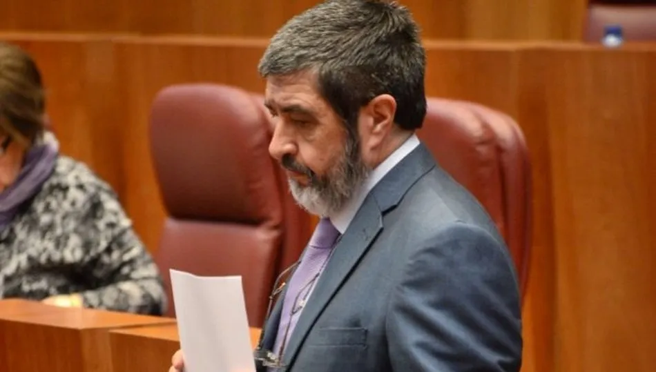 El procurador de Cs, Manuel Mitadiel, en las Cortes castellano y leonesas