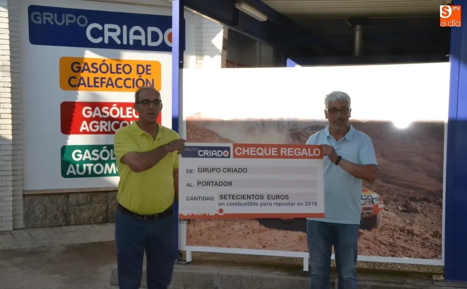 Lorenzo Miguel se lleva un premio del Grupo Criado de 700€ en combustible  
