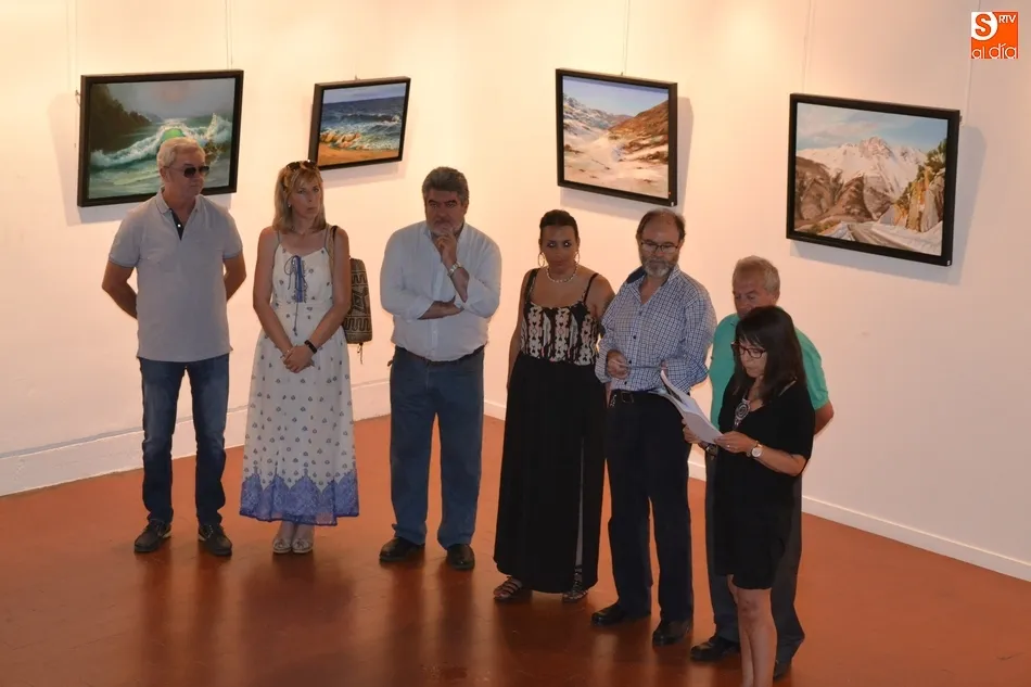 Paisajes acuáticos y nevados llegan hasta la Casa de la Cultura  