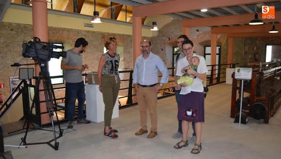 Rodaje en el Museo Textil