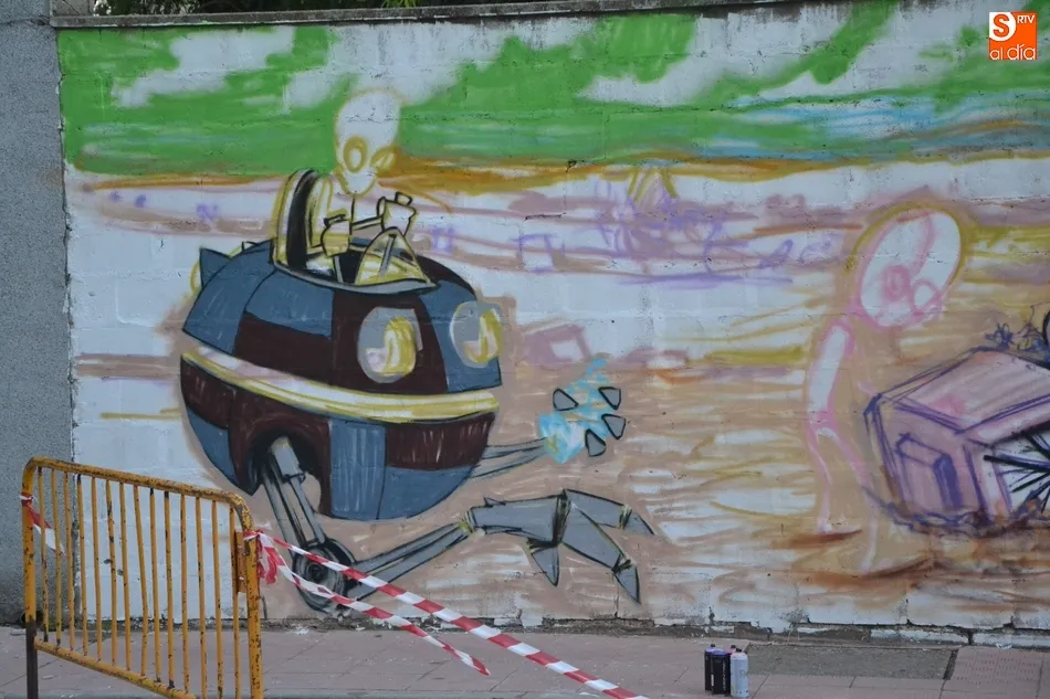 Foto 9 - CROMA crea un mural gigante en la calle Caridad  