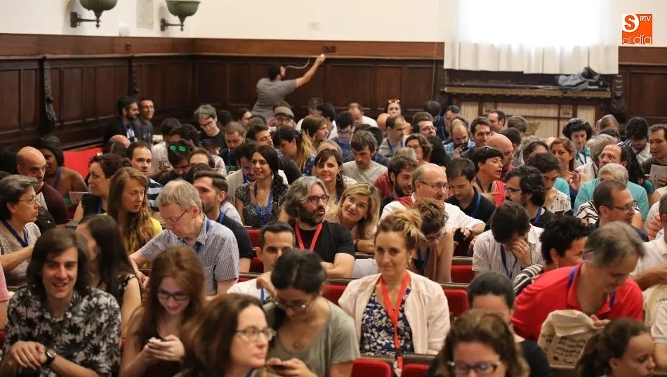 Inauguración de la Reunión Científica Bienal de la Sociedad Española de Astronomía, en el Paraninfo. Foto de Alberto Martín