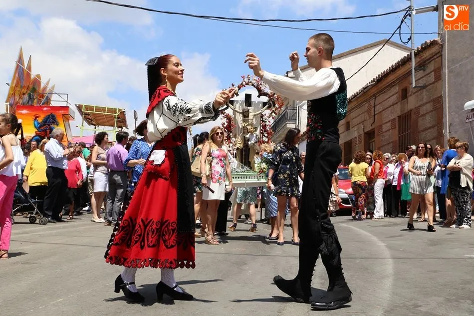 Los bailes charros no faltaron en la procesión