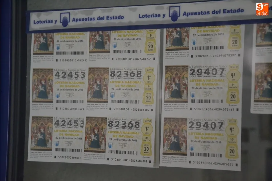 Las administraciones mirobrigenses ya tienen a la venta la Lotería de Navidad  