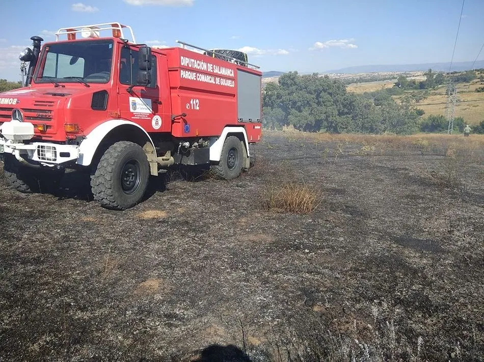 Foto 6 - Los bomberos extinguen un peque&ntilde;o incendio forestal a las afueras de la villa